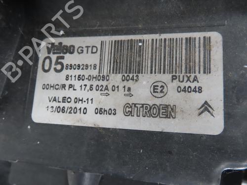 Left headlight CITROËN C1 (PM_, PN_) 1.0 | BP34255671C28  - Image 5