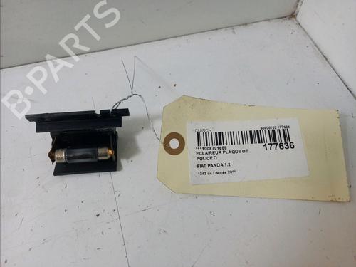 Éclairage de plaque d'immatriculation FIAT PANDA (169_) 1.2 (169AXF2A, 169AXF1A) (69 hp) 14900275