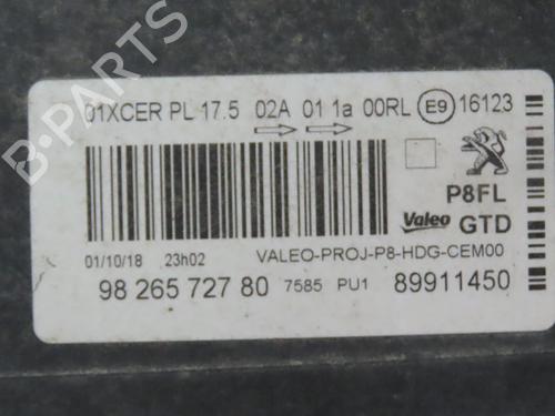Used Left headlight PEUGEOT 3008 II SUV (MC_, MR_, MJ_, M4_) 1.2 THP/ PureTech 130 (MRHNSM, MRHNSU, MRHNSJ, MRHNYW,... (131 hp) 28177972