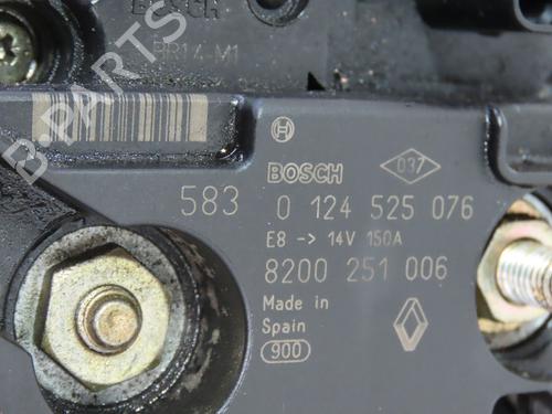 Alternator RENAULT LAGUNA II (BG0/1_) 1.9 dCi (BG08, BG0G) | BP32129169M7