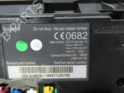 Display monitor RENAULT CLIO III (BR0/1, CR0/1) 1.5 dCi | BP17802881C48