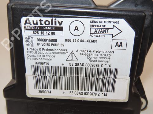 ECU airbags PEUGEOT PARTNER Box Body/MPV 1.6 HDi / BlueHDi 75 | BP17869076M53 