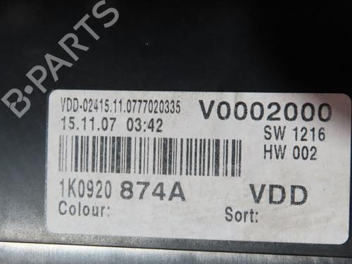 Instrument cluster VW GOLF V (1K1) 1.4 TSI | BP28136650C47 