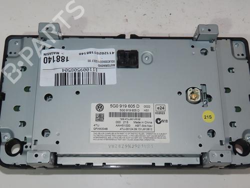 Radio VW GOLF VII (5G1, BQ1, BE1, BE2) 2.0 GTI | BP28086660E6 