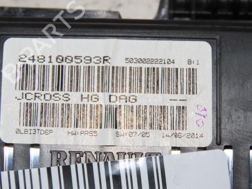 Used Instrument cluster Instrument cluster RENAULT SCÉNIC III (JZ0/1_) 1.6 dCi (JZ00, JZ12) (130 hp) 23251237 23251237