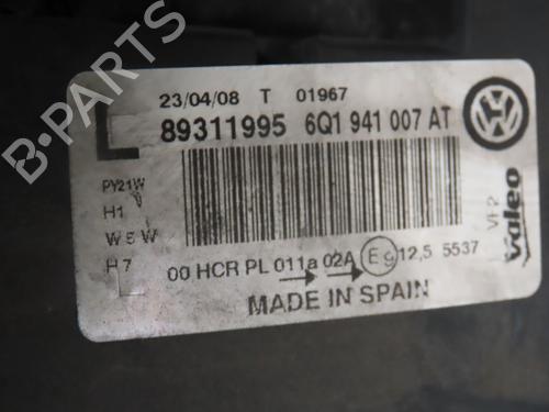 Venstre forlygte VW POLO IV (9N_, 9A_) 1.4 TDI (80 hp) 29985532