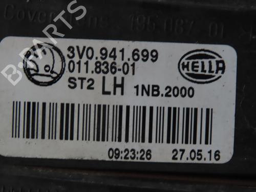 Venstre  Fortil Tågelygte SKODA SUPERB III (3V3) 1.6 TDI (120 hp) 29414908