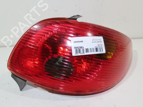Used Right taillight PEUGEOT 206 Hatchback (2A/C) 1.4 HDi eco 70 (68 hp) 16278412