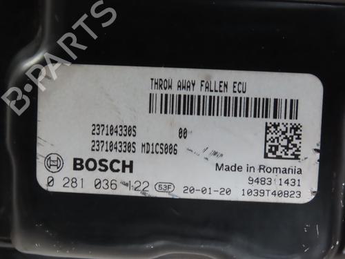 Engine control unit (ECU) RENAULT GRAND SCÉNIC IV (R9_) 1.7 Blue dCi 120 (R9A7, R9A8) | BP29740125M57 
