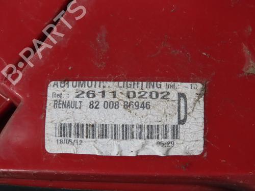 Right taillight RENAULT CLIO III (BR0/1, CR0/1) 1.5 dCi | BP27551319C35 