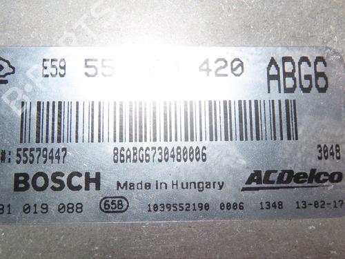 engine-control-unit-ecu-opel-astra-j-gtc-2011-2012-2013-2014-2015-2016-2017-2018-24966566 main image