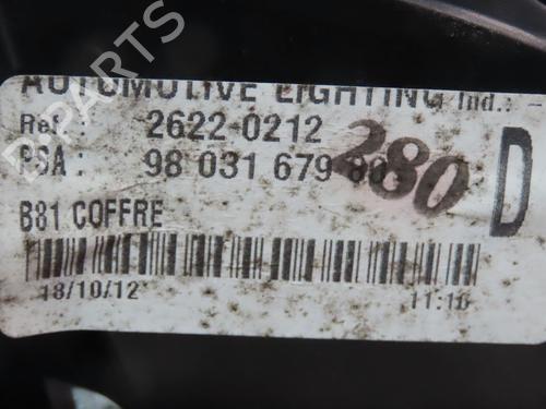 Højre baglygte bagklap CITROËN DS5 2.0 HDi 165 (163 hp) 28445758