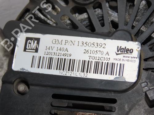 Alternator OPEL MERIVA B MPV (S10) 1.3 CDTI (75) | BP37454251M7 - Image 4