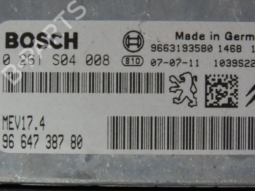 Engine control unit (ECU) PEUGEOT 207 (WA_, WC_) 1.4 16V | BP29414738M57