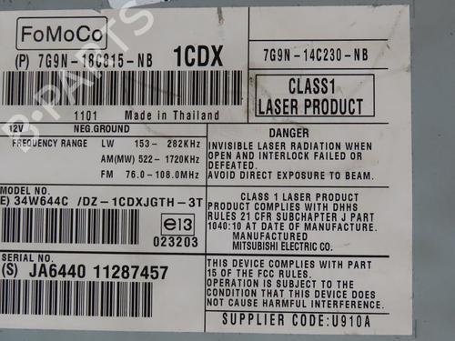 Radio JAGUAR XF I (X250) 5.0 Kompressor | BP28206274E6 