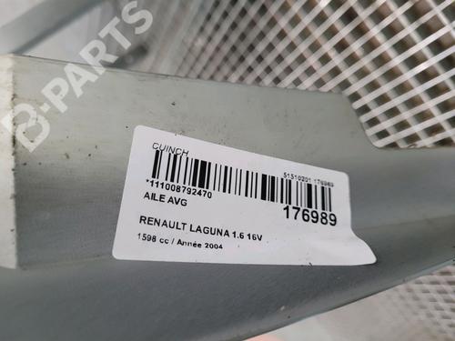 Left front fenders RENAULT LAGUNA II Grandtour (KG0/1_) 1.6 Bifuel | BP9025713C41 