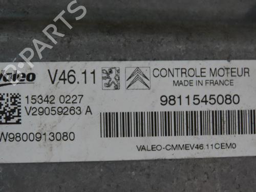 Calculateur moteur (ecu) CITROËN C3 II (SC_) 1.0 VTi 68 (68 hp) 28206178