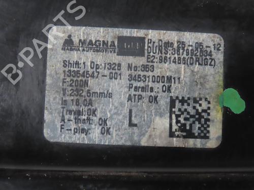 Front left window mechanism OPEL MERIVA B MPV (S10) 1.7 CDTI (75) | BP31283964C22 