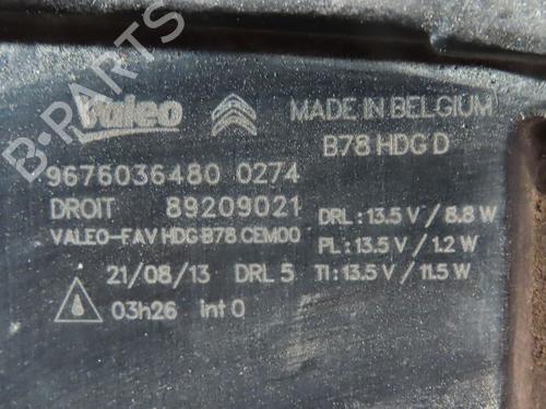 Used Right daytime light CITROËN C4 Picasso II 1.6 HDi / BlueHDi 115 (115 hp) 26898086