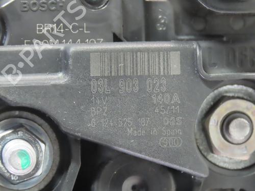 Alternator VW GOLF VI Convertible (517) 2.0 TDI | BP31634507M7