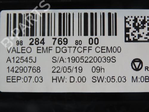 Used Display monitor Display monitor PEUGEOT 308 II (LB_, LP_, LW_, LH_, L3_) 1.5 BlueHDI 100 (102 hp) 28416627 28416627