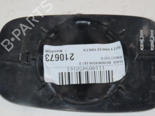 Used Right mirror glass RENAULT CLIO III Grandtour (KR0/1_) 1.2 16V (KR0P) (101 hp) 26014666