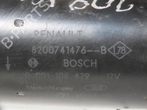 Starter RENAULT MEGANE III Hatchback (BZ0/1_, B3_) 1.9 dCi (BZ0N, BZ0J) | BP24486575M8 