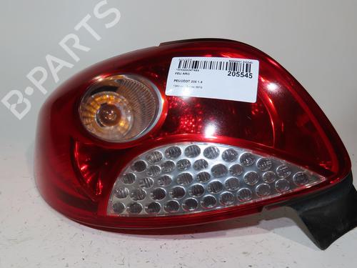 Left taillight PEUGEOT 206+ (2L_, 2M_) 1.4 i (2LKFWA, 2MKFWA) | BP23165199C34 