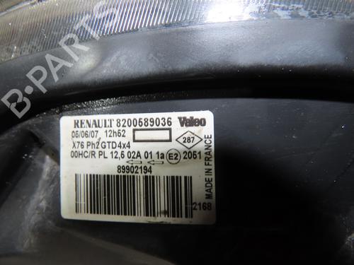Left headlight RENAULT KANGOO (KC0/1_) 1.5 dCi | BP19540368C28 