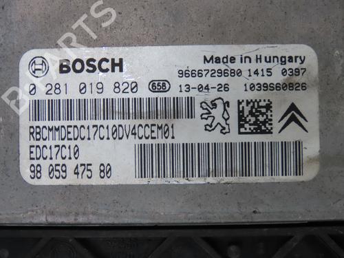 Engine control unit (ECU) PEUGEOT 208 I (CA_, CC_) 1.4 HDi | BP34332652M57 - Image 2