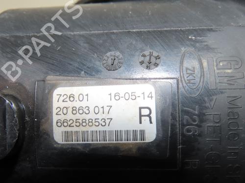 Right front fog light OPEL ZAFIRA TOURER C (P12) 1.6 CDTI (75) | BP17101022C31 