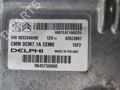 Engine control unit (ECU) FIAT SCUDO Van 2.0 Multijet 145 (506) | BP38627738M57 - Image 2