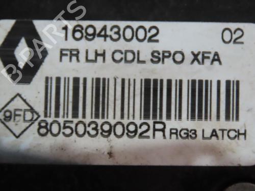 Used Front left lock RENAULT SCÉNIC IV (J9_) 1.2 TCe 130 (130 hp) 25906196