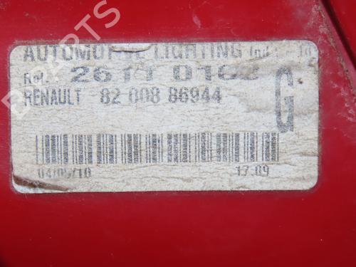 Left taillight RENAULT CLIO III (BR0/1, CR0/1) 1.5 dCi (BR17, CR17) | BP29846213C34