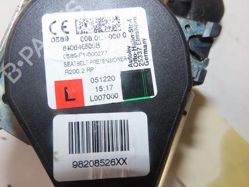 Used Front left seatbelt Front left seatbelt PEUGEOT 208 II (UB_, UP_, UW_, UJ_) 1.5 BlueHDI 100 (102 hp) 39572456 39572456