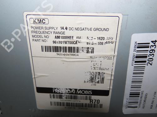 Radio KIA RIO III (UB) 1.25 CVVT | BP23161600E6