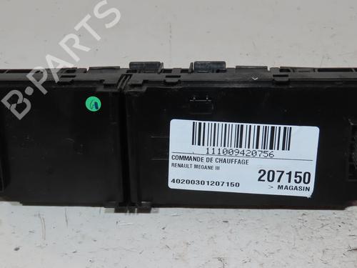 Used Climate control RENAULT MEGANE III Coupe (DZ0/1_) 1.9 dCi (DZ0N, DZ0J, DZ1J, DZ1K) (131 hp) 24460515