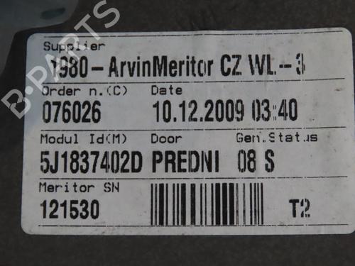 Front right window mechanism SKODA FABIA II (542) 1.2 | BP29442414C23 