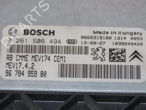 Engine control unit (ECU) PEUGEOT 208 I (CA_, CC_) 1.6 VTi | BP29819043M57
