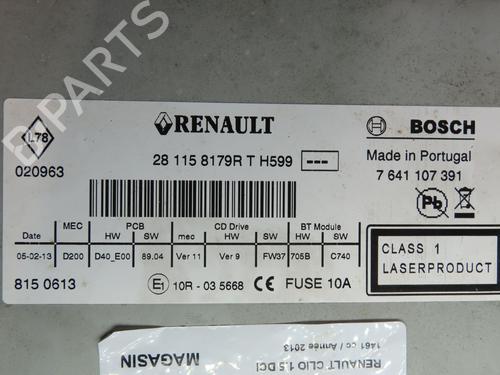 Radio RENAULT CLIO III (BR0/1, CR0/1) 1.5 dCi | BP17662998E6 