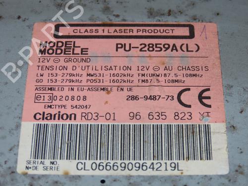 Radio PEUGEOT 206+ (2L_, 2M_) 1.4 HDi eco 70 | BP23161602E6