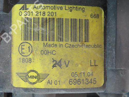 Left headlight MINI MINI (R50, R53) Cooper | BP28051252C28 