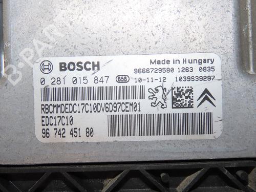 Engine control unit (ECU) CITROËN DS3 (SA_) 1.6 HDi 90 | BP24419831M57 - Image 3