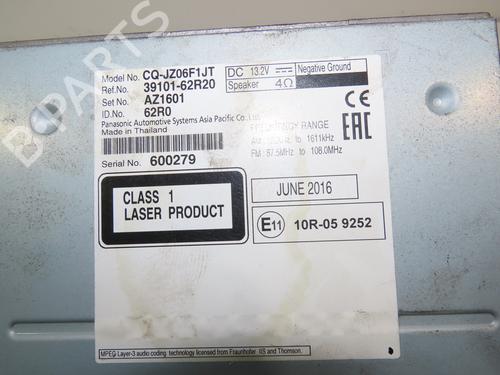 Radio SUZUKI IGNIS III (MF, FF) 1.2 (ATK412) | BP15047826E6 