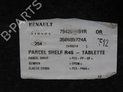 Rear parcel shelf RENAULT TWINGO III (BCM_, BCA_) 1.0 SCe 65 (BCMJ) | BP37431573C85 - Image 2