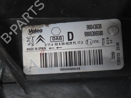 Right headlight CITROËN BERLINGO Box Body/MPV (B9) 1.6 HDi / BlueHDi 75 | BP29577901C29 
