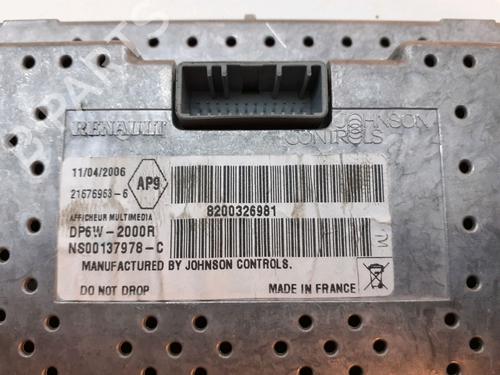 Used Display monitor Display monitor RENAULT LAGUNA II Grandtour (KG0/1_) 1.9 dCi (125 hp) 9029009 9029009