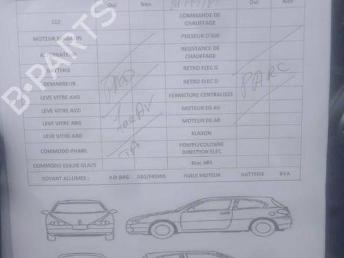 Front bumper reinforcement PEUGEOT 206 Hatchback (2A/C) 1.1 i | BP25089458C109 