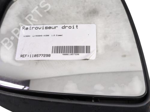 Right mirror NISSAN NV200 Van 1.5 dCi 85 (M20, M20N, M20M) | BP28132219C27 