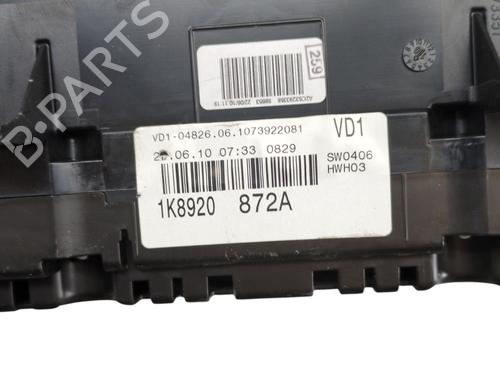 Instrument cluster VW SCIROCCO III (137, 138) 2.0 TDI | BP30490590C47 